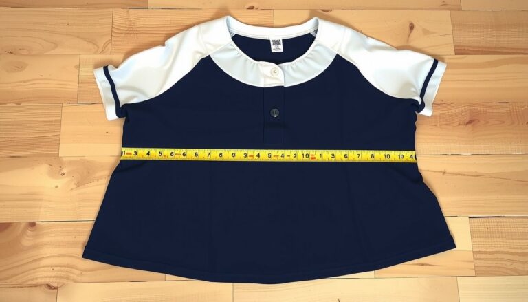how to measure a tunic baseball women shirt